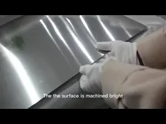 Placa de conexión del molibdeno de alta temperatura con la superficie de tierra el Mo>=99.95% video