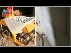 Электрический миномет двигателя KHT штукатуря машина оборудовал Mpa 3 для гипса video