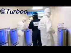 Access Control Swing Barrier Turnstile SUS304 Stainless Steel for Pedestrian