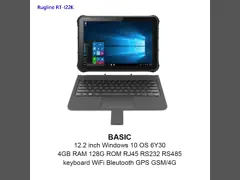 12.2 Inch 1920x1200 Windows 10 Rugged Tablet Intel CPU 6Y30
