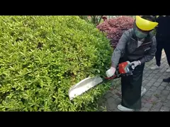 Триммера травы кустарника бензинового двигателя 2 ходов ручка бесшнурового регулируемая video