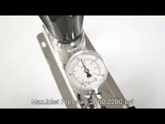 Цилиндр и регулятор давления воздуха одиночного этапа Р11 н2о с шариковым клапаном video