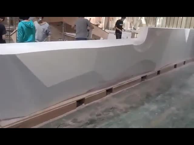 счетчик 9.2m большой служа передний для приемной гостиницы или спортзала акриловой твердой поверхностной белой видео