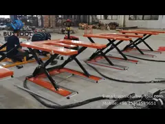 Low-Profile Powered Lift Table E Shape For Warehouse