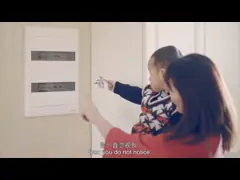 Коробка распределения пути электрическая MCB приложения 32 держателя стены с рельсом Din video