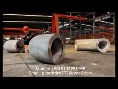 Коленья трубы радиуса Gr Wp5 длинные, 6 дюймов концы загиба локтя 90 градусов Buttweld video