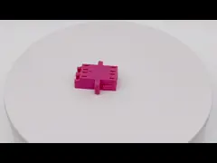 Муфта оптического волокна LC дуплекса телекоммуникационной сети RoHS с фланцом video