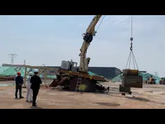 Морской пехотинец вращения 360° вытягивает шею телескопичный кран 0.6T8M заграждения костяшки video