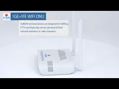 Режим ONU EPON GEPON Ftth 1GE GPON ONU V2802GW двойной совместимое с Hw ZTE video