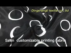 Satin  customizable printing fabric