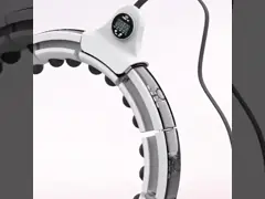 Потеряйте обруч кольца Hula йоги спортзала веса отделяемыми утяжеленный спорт video