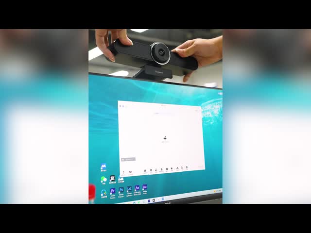 Conference Webcam with Microphone and Speaker, USB 1080P Webcam Wide Angle for Computer Video Conference Room Streaming