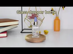 18/410 стеклянных капельниц 30ml разливает бутылку по бутылкам капельницы эфирного масла прозрачную video