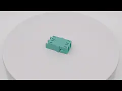Flangeless SM MM Duplex LC Fiber Optic Adapter Integrated Type