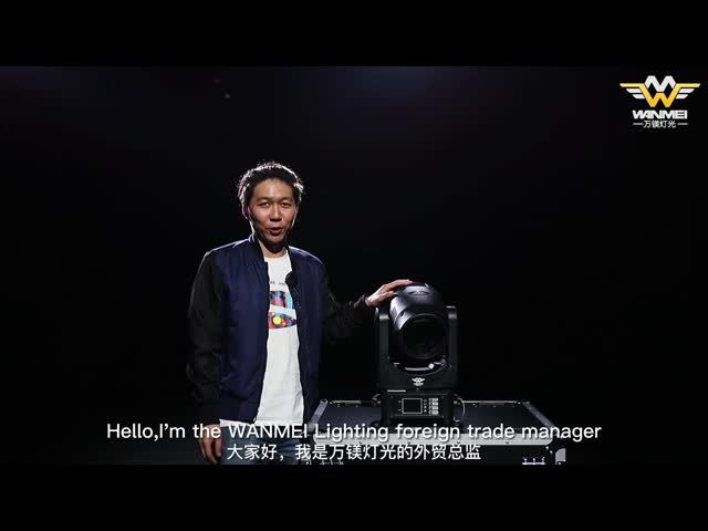 Пчела вращения 7x40w мини наблюдает двигая главный свет для паба события этапа видео