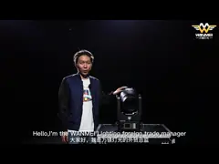 Пчела вращения 7x40w мини наблюдает двигая главный свет для паба события этапа video