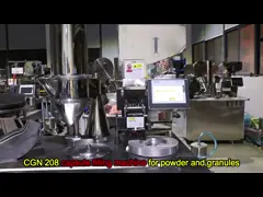 Машина порошка Semi автоматической капсулы заполняя с засевать защитное приспособление video