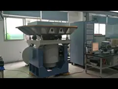 Испытательное оборудование удара и испытания на вибропрочность воздушного охлаждения на ISO 13355 пакета video