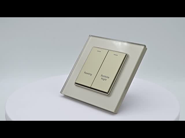 イギリスのスマートなKNXの壁スイッチ、6人の一団の照明灯スイッチ接続部屋制御