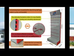 Современный портативный розничный сад стоит металл стеллажа для выставки товаров video
