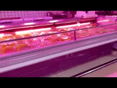 Supermarket Horizontal Meat Display Cases Meat Freezer