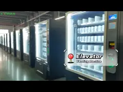 Доставка автоматического плода салата автомата лифта ровная для гостиницы video