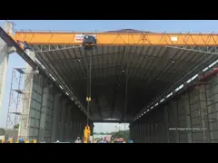 Double Girder Overhead Cranes Explosion Proof With Heavy Hook