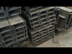 Швеллерная балка c стали углерода ASTM Q235 отсутствие пефорированного G3452 горячекатаного video