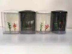 Небольшой настольный садок для рыбы аквариума со светом и фильтровальным насосом СИД video