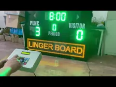 Табло приведенное футбола футбола электронное со знаком рекламы двигая video