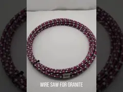 Quarry Plastic Connection ODM 7mm Diamond Wire Saw Rope Block Processing