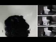 Шар туалетов MAP800G белого one piece высокой эффективности высокорослый вытянутый video