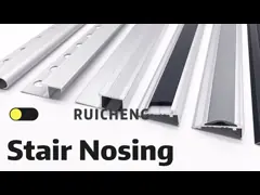 Черный алюминий не смещает лестница обнюхивая карборунд сжатия Alu 6063 материальный высокий video