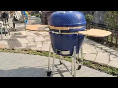 SGS Red Ceramic Kamado Grill 31.8cm Mini Kamado Grill