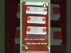 20W Constant Voltage Ultra Thin LED Driver Heatproof Antiwear video