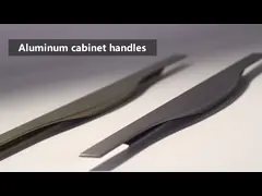 J Shape Profile Metal Finger Pull 11.6/35.3 Inches Aluminum Cabinet Handle And Knobs