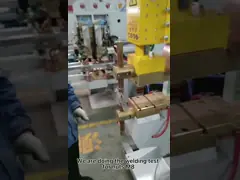 Nut Wire Mesh Ss Stationary Spot Welding Machine Ac Water Cooled For Sheet Metal video