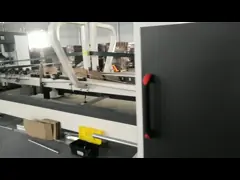 Экономическая папка Клей коробки коробки подвергает машину механической обработке полностью автоматической одиночной части шить video