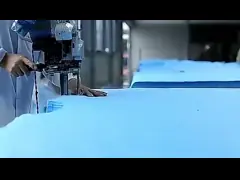 Костюм больницы хирургической мантии анти- посетителя вируса устранимый водоустойчивый вяжет тумак video