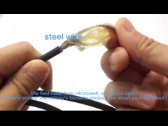 Уни - стекло трубки на открытом воздухе - лента двойника кабеля оптическ волокно волокна ГИСТВ53 стальная video