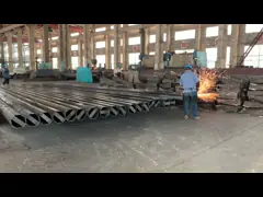 Стальное Q355 10 - поляк электропитания низшего напряжения 550KV полигональный/округлая форма video