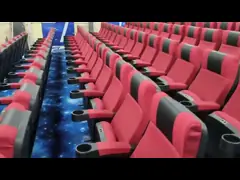 Места кинотеатра коммерчески софы Recliner театра складные с пластиковым держателем чашки video