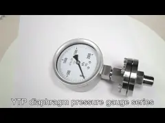 Небольшой датчик теста 63мм давления газа 98мм вся точность нержавеющей стали высокая video