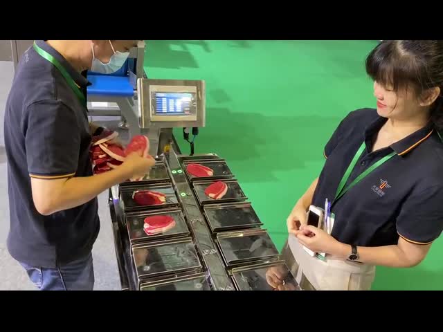SS304デスクトップのフルーツのMultiheadの計重機12の頭部の天秤ばかり