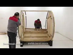 Сухие паровые деревянные сауны для здоровья деревянные ванны с бочками video