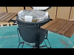 Cast Iron 24 Inch Charcoal Kamado Grill With Temperature Range Of 200-700°F