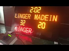 12 мини табло баскетбола, портативные часы счета для баскетбола video