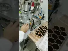 уплотнитель подноса алюминиевой машины уплотнителя подноса еды 3000W пластиковый роторный для йогурта студня video