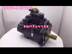 Насос поршеня K3V280SH Кавасаки экскаватора ZX870-3 гидравлический video