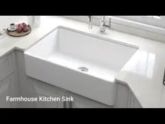 Современный сосуд тщеты Bathroom сельского дома тонет анти- удар выплеска - устойчивый video